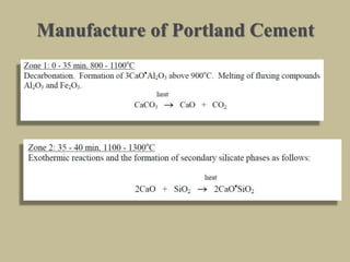 Manufacture of Portland Cement
 