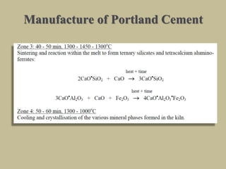 Manufacture of Portland Cement
 