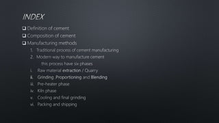 Cement | PPTX