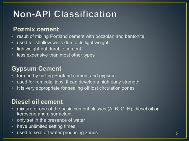 Cementing | PPTX | Chemistry | Science