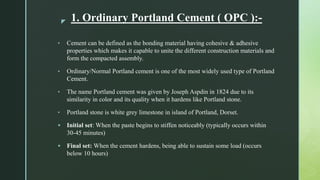 Cement | PPTX