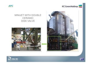 MINIJET WITH DOUBLE
CERAMIC
DISK VALVE
 