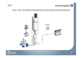 NOL-TEC EUROPE BIOMASS INJECTION EXPERIENCES
 