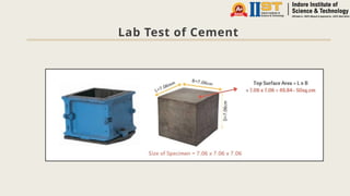 Lab Test of Cement
 