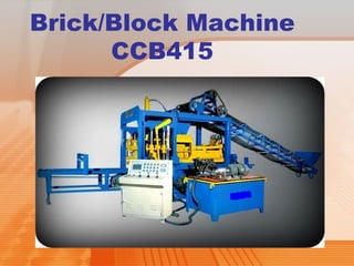 Cement Brick & Concrete Block Making | PPT