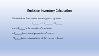 A case study on Air Pollution in Cement Industry | PPTX