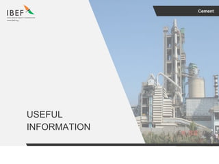 Cement
USEFUL
INFORMATION
 