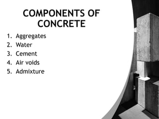 Cement and Concrete Design and Studies.pptx