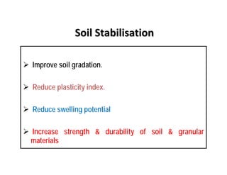 cement lime stabilization IS A GOOD PRACTICE | PDF
