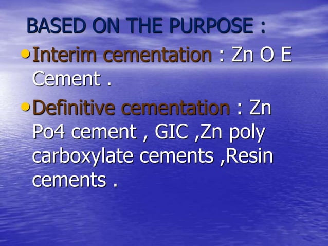 Cementation procedures in fpd | PPT | Dental Health | Diseases and ...