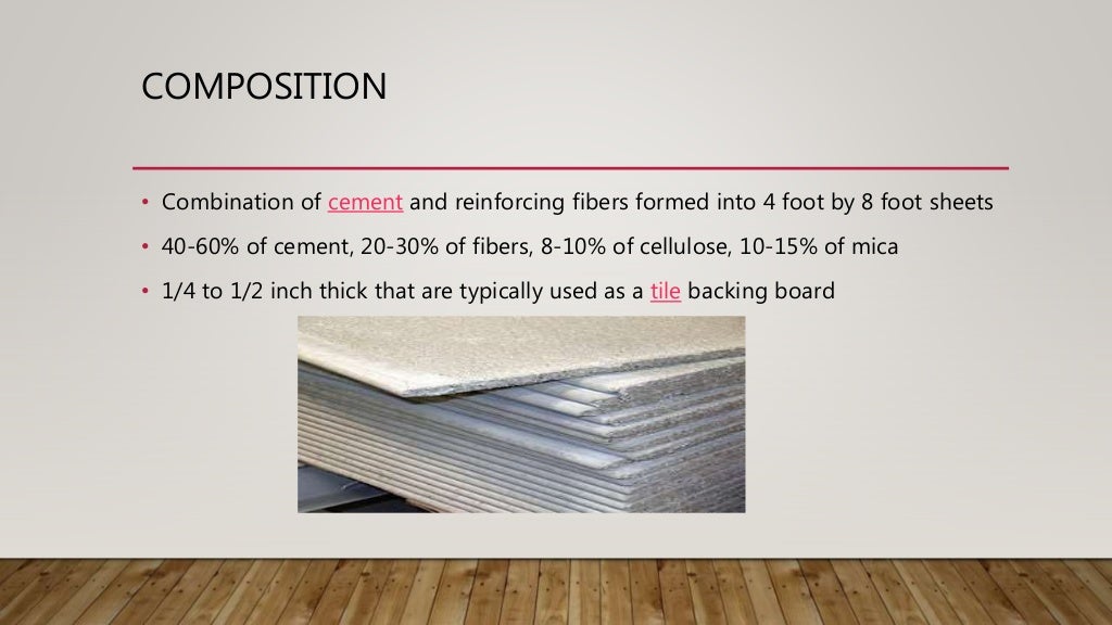 Cement Boards or Fiber Cement