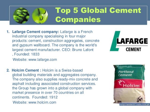 Cement & construction