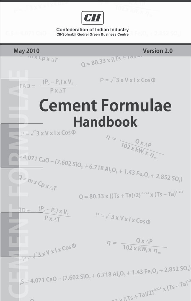 Cementformulae handbook v2 | PDF