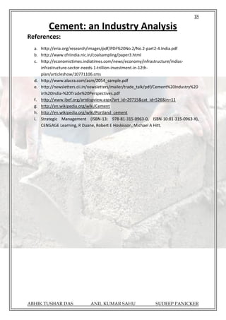Cement Industry Analysis | PDF