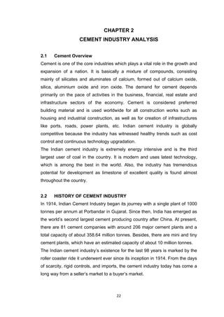 Cement industry analysis | PDF