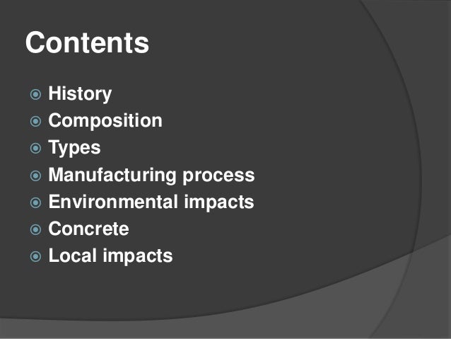 Environmental Impact Assessment Of Cement Industries Using – UOOO
