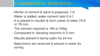 COMPRESSIVE STRENGTH
 
