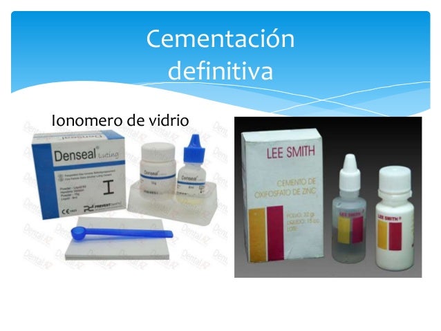 Cementos en odontología