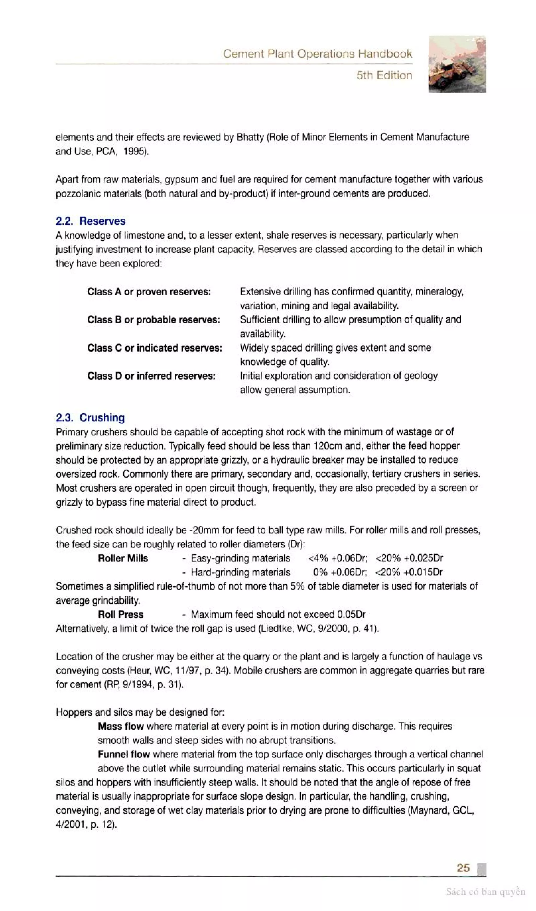 THE CEMENT PLANT OPERATIONS HANDBOOK visual data 3