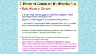 2. History of Cement and It’s Historical Use
 