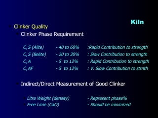 Cement Process Chemistry | PPT
