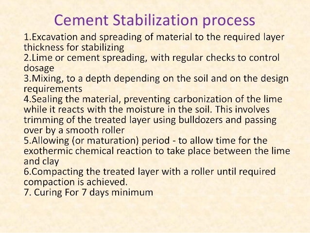 literature review on soil stabilization using cement