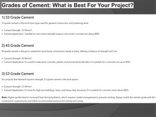 Grades of Cement: What is Best For Your Project?
 