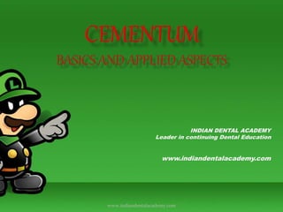 INDIAN DENTAL ACADEMY
Leader in continuing Dental Education
www.indiandentalacademy.com
www.indiandentalacademy.com
 