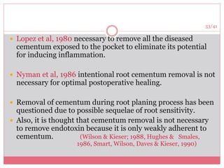 Cementum in health and disease
