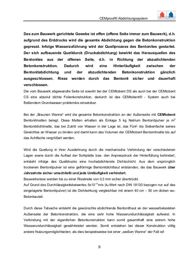 Braune Wanne Cemtobent