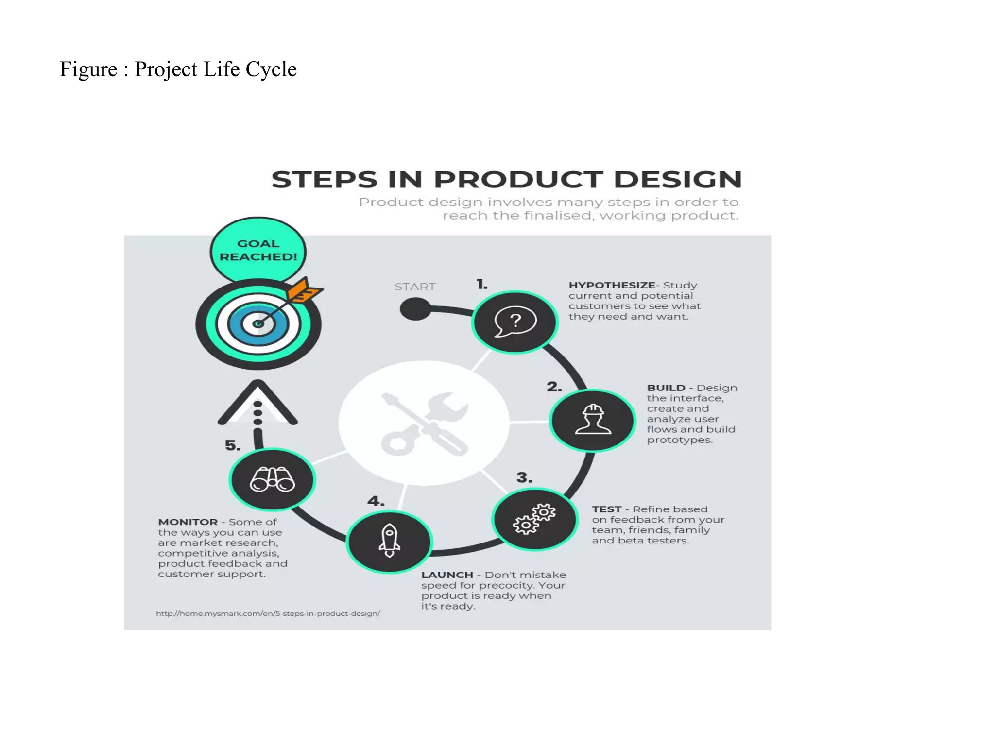 Figure : Project Life Cycle
 