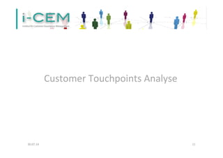  
Customer	
  Touchpoints	
  Analyse	
  
30.07.14	
   11	
  
 