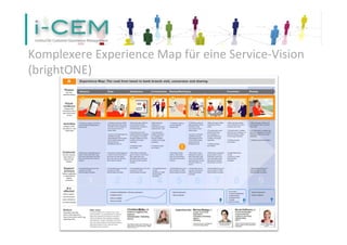 Komplexere 
Experience 
Map 
für 
eine 
Service-­‐Vision 
(brightONE) 
32 02.09.2013 
 