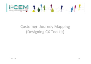 Customer 
Journey 
Mapping 
(Designing 
CX 
Toolkit) 
06.11.14 
35 
 