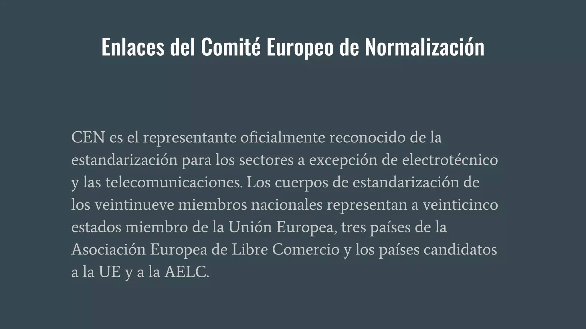 CEN comité europeo normalización
