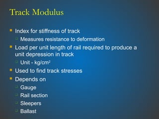 Track Modulus Graph Railway Engineering BG, NG, Track II.pptx