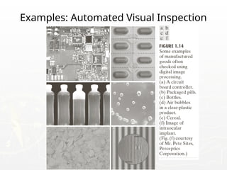 Examples: Automated Visual Inspection
 