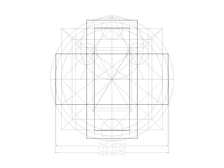 Cenacolo di leonardo  genesi del codice geometrico