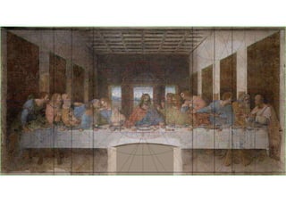 Cenacolo di leonardo  genesi del codice geometrico