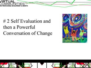# 2 Self Evaluation and
then a Powerful
Conversation of Change
 