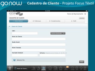 Cadastro de Cliente  - Projeto Focus Têxtil 