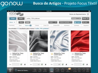 Busca de Artigos  - Projeto Focus Têxtil 
