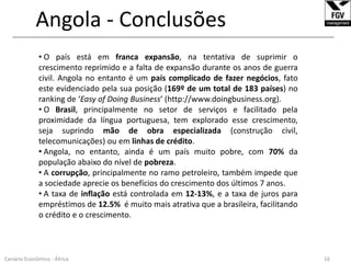 País pobre (IDH médio, posição global 143º), alta mortalidade infantil (180/mil) e baixa expectativa de vida (~38anos).
