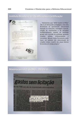 306   Cenários e Obstáculos para a Reforma Educacional
 