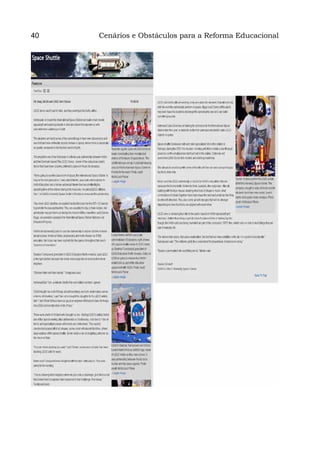 40   Cenários e Obstáculos para a Reforma Educacional
 