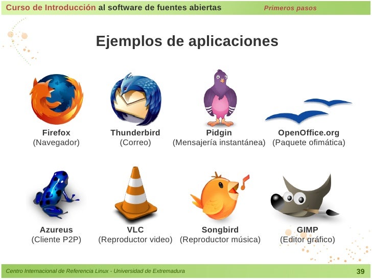 Curso de Introducción al Software de Fuentes Abiertas