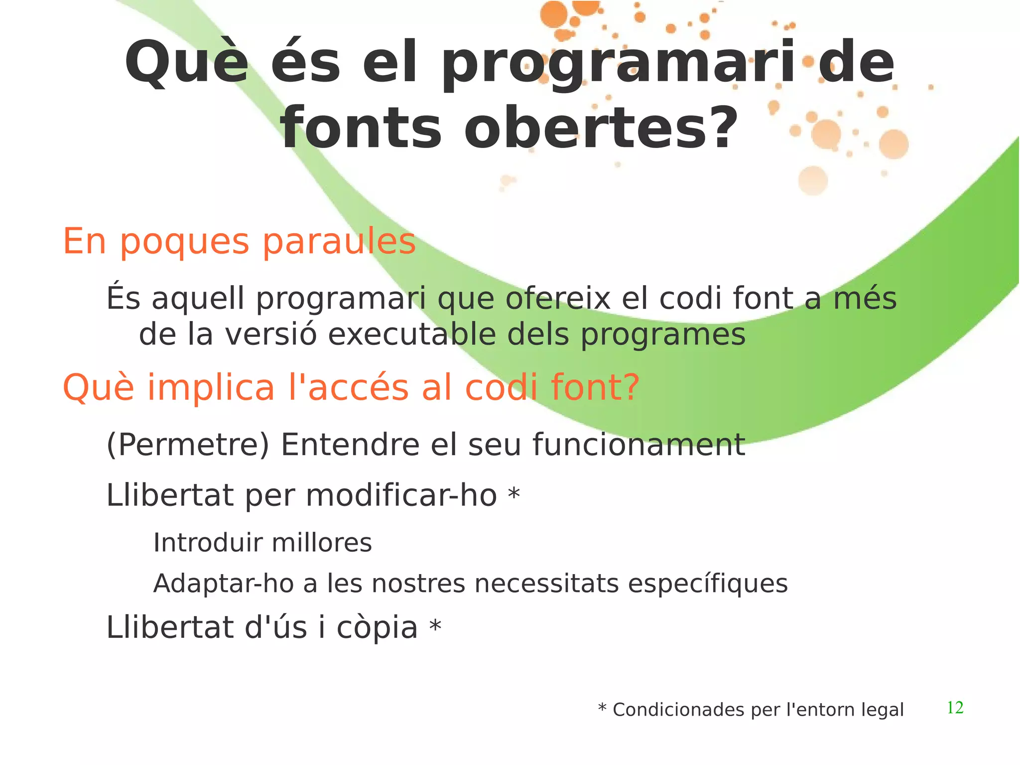 Què veurem? Conceptes bàsics Algunes definicions 