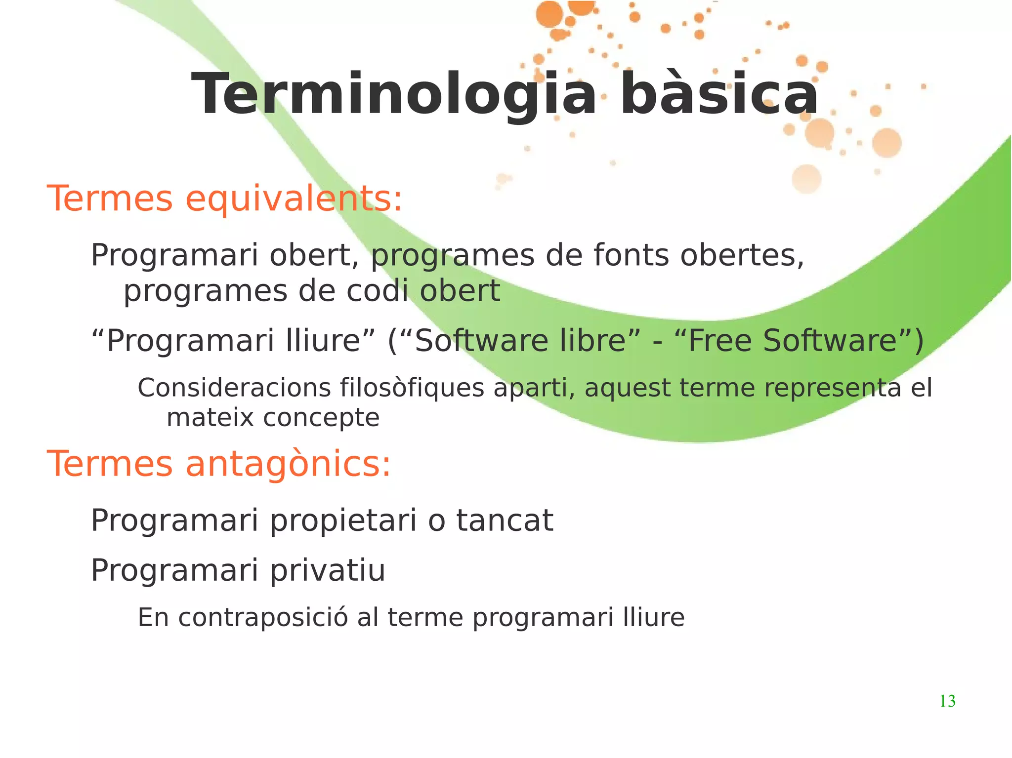 Decàleg OSI Avantatges Avantatges del model de desenvolupament 