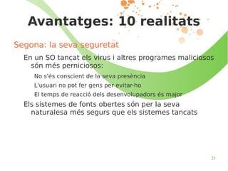 Què és el programari? Programa informàtic Seqüència d'instruccions que un computador pot interpretar i executar Programari Conjunt de programes, documentació i dades associades que formen part d'un sistema de computació (Font: Wikipedia / Estandar IEEE 729) 