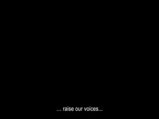 … raise our voices...
 